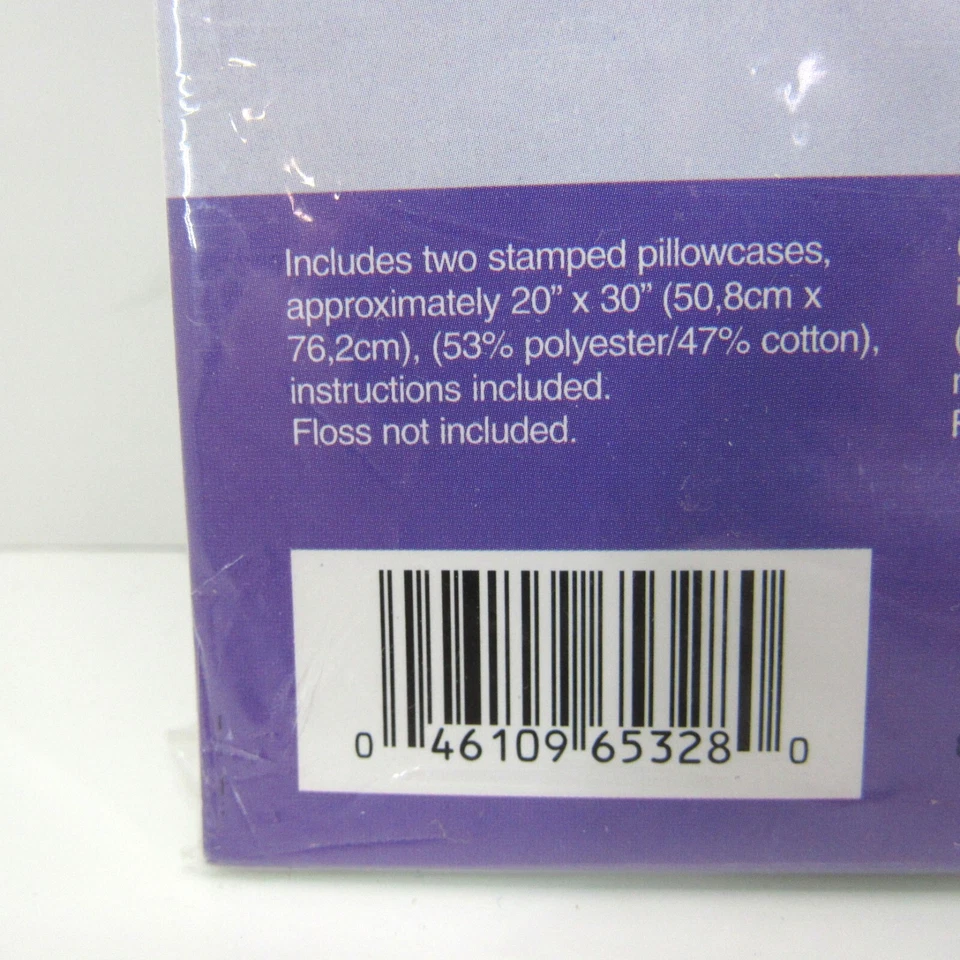 Plaid Brucilla Stamped Pillowcases (2) Set of 2 Tree of Life and Floral Cross - Image 4 of 4