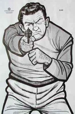 Lot of 10 - 25" x 35"  Police Range Target "THE THUG"