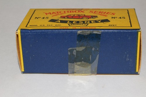MATCHBOX LESNEY #45A VAUXHALL VICTOR, YELLOW, GPW, NICE, SCARCE BOX TYPE C - Picture 3 of 12