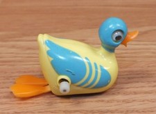 Genuine Vintage Tomy 1977 Swimming Duck Wind Up Plastic Toy Only READ