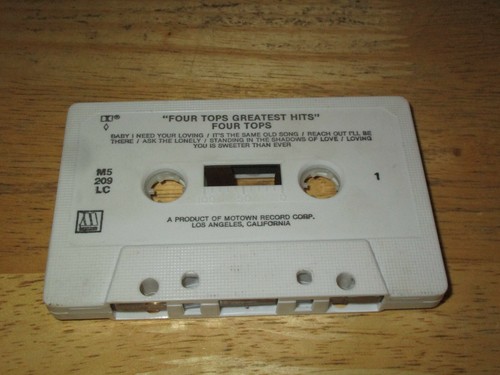 Greatest Hits by The Four Tops (Cassette, Album Motown) Stereo Compilation Dolby - Picture 6 of 12