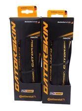 Continental Gatorskin Clincher, Folding, Black, 700x25, PolyX, PAIR