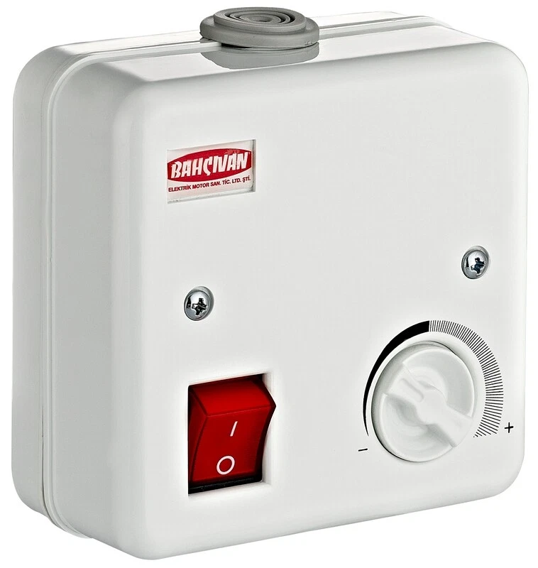Produktbild von Industrie-Drehzahlregler 900W – Stufenlose Drehzahlsteuerung Für Ventilatoren, Lüfter & Gebläse – 230V, Mit Ein-/Ausschalter – Sofort Lieferbar