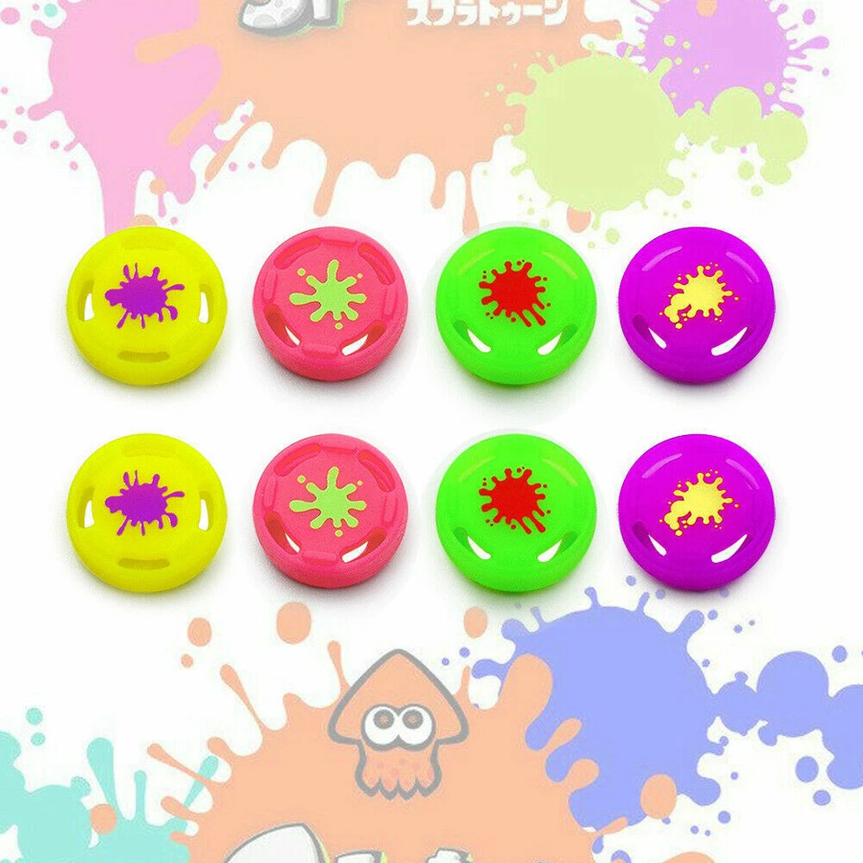 4Pcs Joystick Analog Stick Thumb Grips Silicone Caps For Nintendo Switch Lite - Image 4 of 4