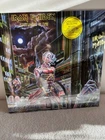 IRON MAIDEN LP Somewhere In Time YELLOW VINYL + Lenticular PRINT SEALED - NEW