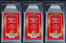 150 Cardboard Gold Perfect Fit Sleeves PSA Graded Slabs WITHOUT PSA LOGO No Logo