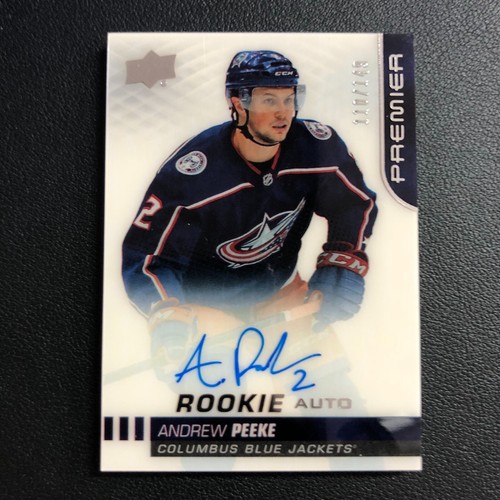 2019-20 Upper Deck Premier Acetate Rookie On Card Auto Andrew Peeke /149 dmxcb4