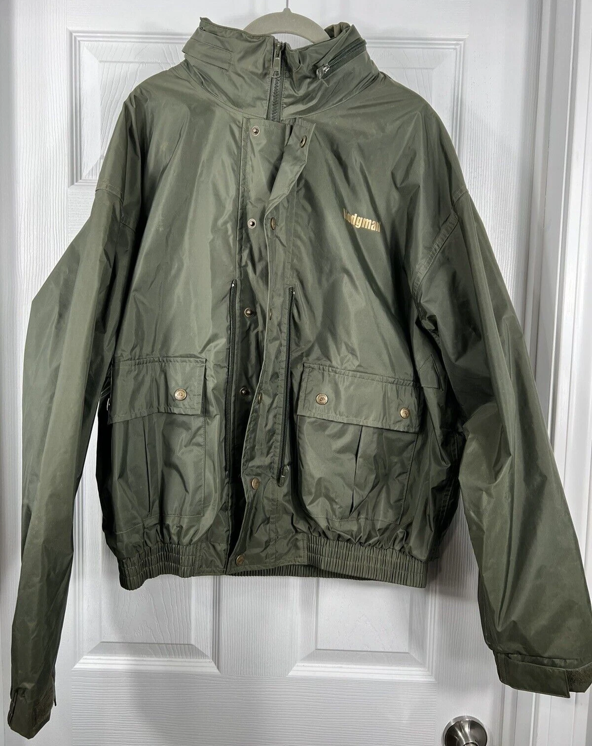 Vintage Hodgman Mens L Lakestream Wading Jacket Hooded Fishing Hunting
Opens in a new window or tab