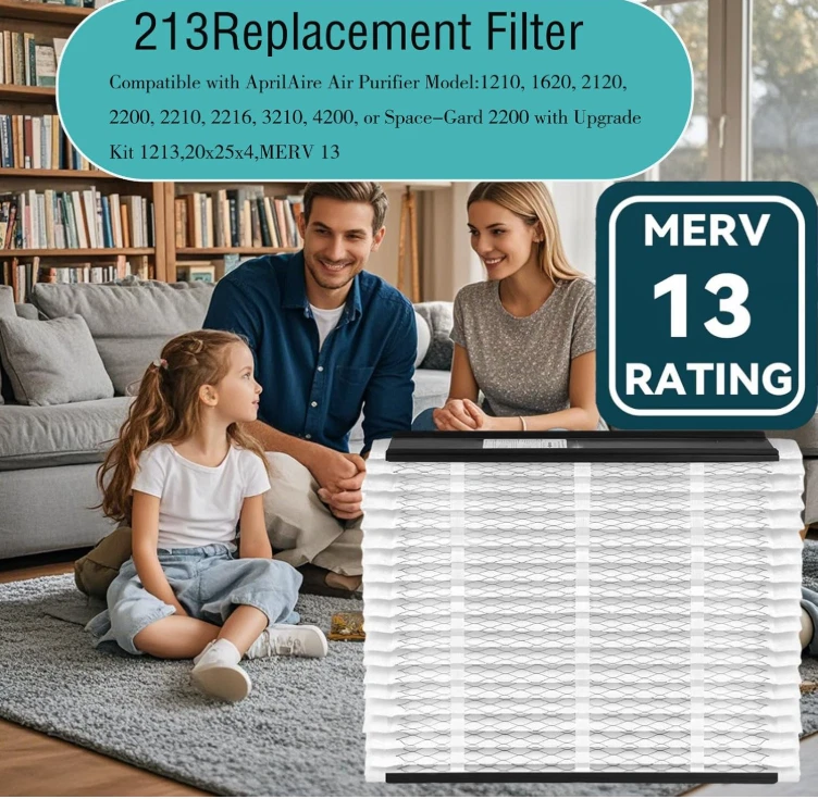 213 Air Filter Replacement Merv 13 Compatible with Aprilaire 2-Pack New - Image 3 of 4