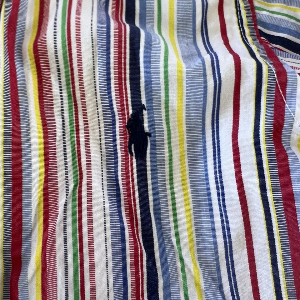 Camisa Ralph Lauren Niños 4T Niño Multicolor Rayas Abotonadas Informal Poni Foto 3 de 4