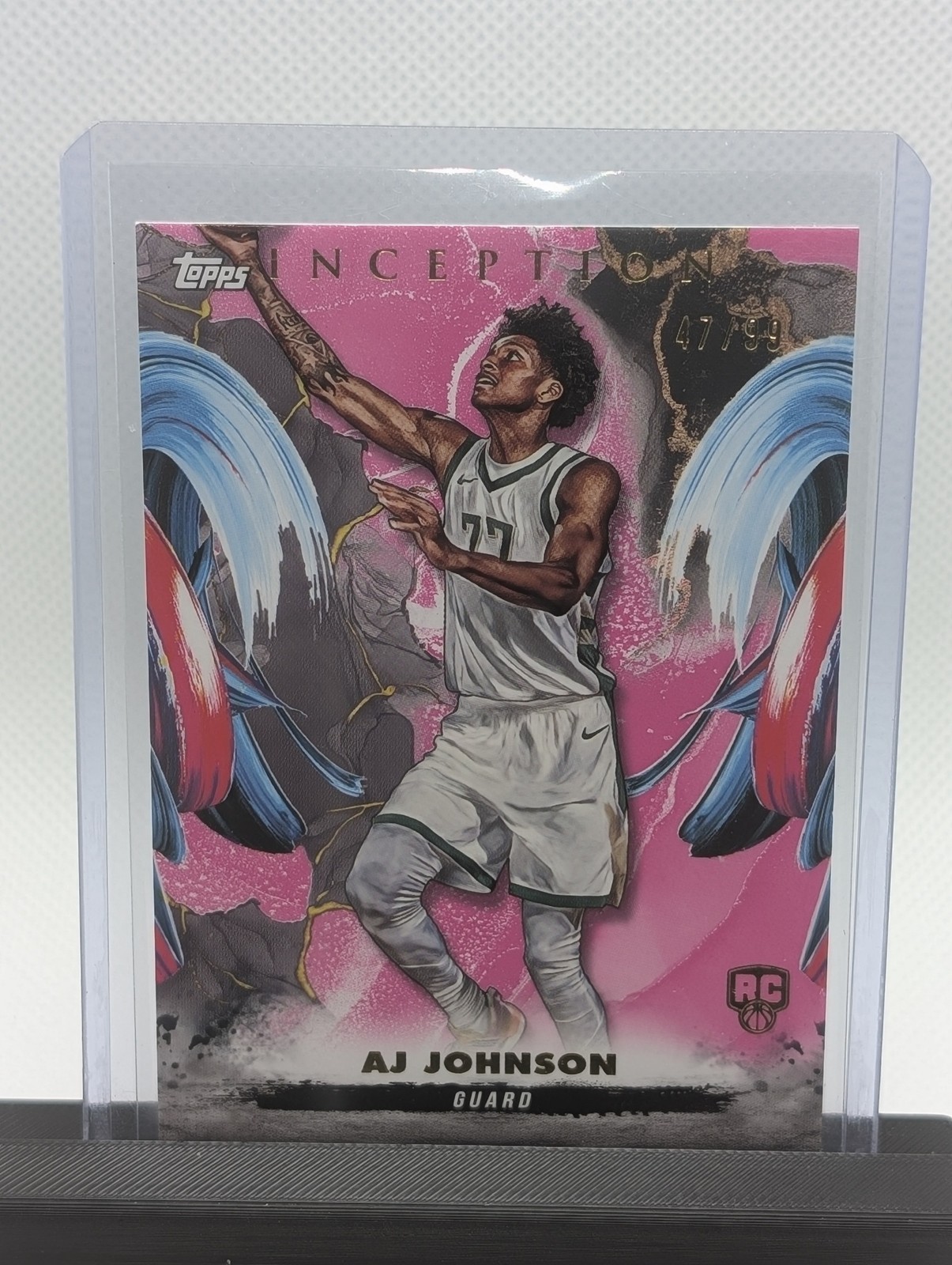 2024-25 Topps Inception #16 AJ Johnson Pink #/99