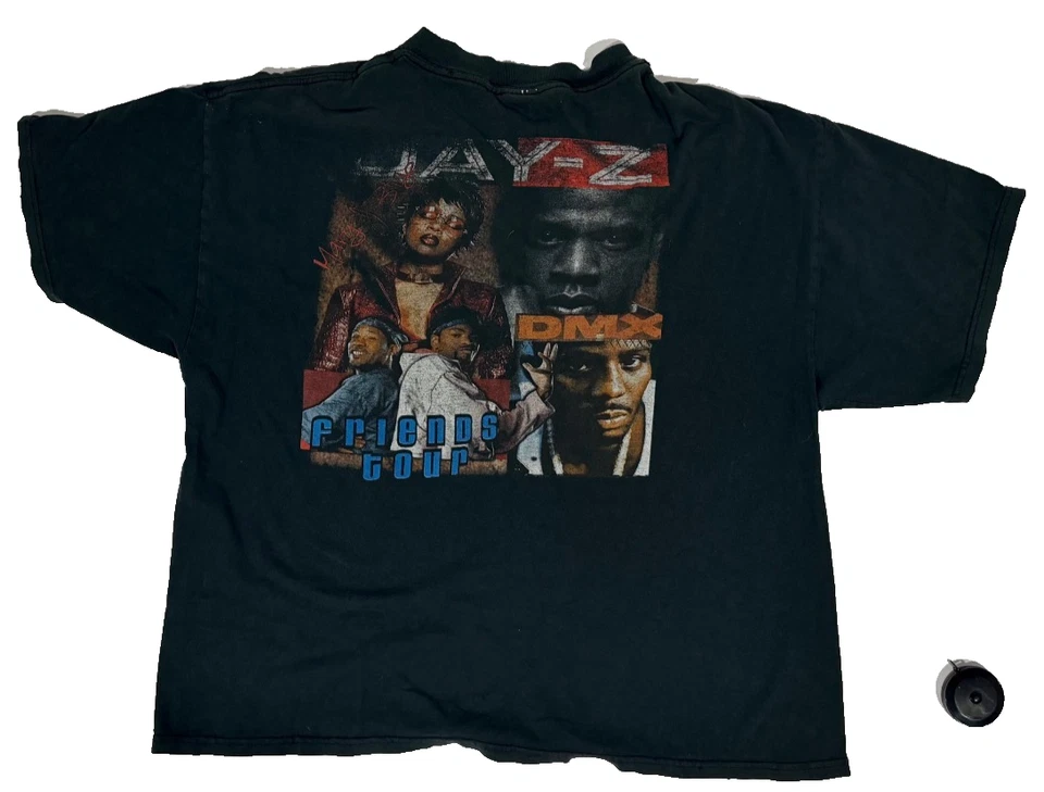 Vintage Jay-Z T Shirt Rap Tee Method Man DMX Mary J Blige 90s Y2K XL - Image 2 of 4