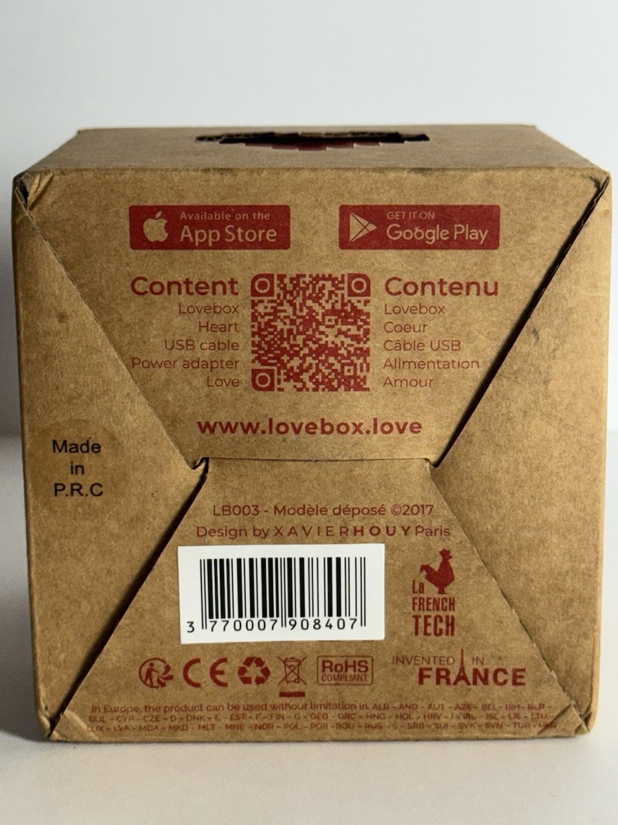 Lovebox Love Note Spinning Heart Messenger Model Lb003 Color