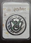Harry Potter Slytherin House Colorized Silver Round 1 Oz Silver
