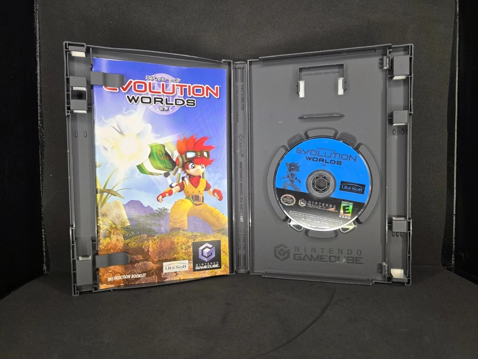 NTSC-U/C Evolution Worlds - CiB w/ Manual & Reg Card - Nintendo Gamecube - Image 3 of 3