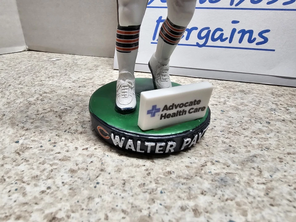 Walter Payton Chicago Bears NFL SGA 2019 100 Years Of Bears качающаяся голова новая в коробке - Изображение 3 из 4