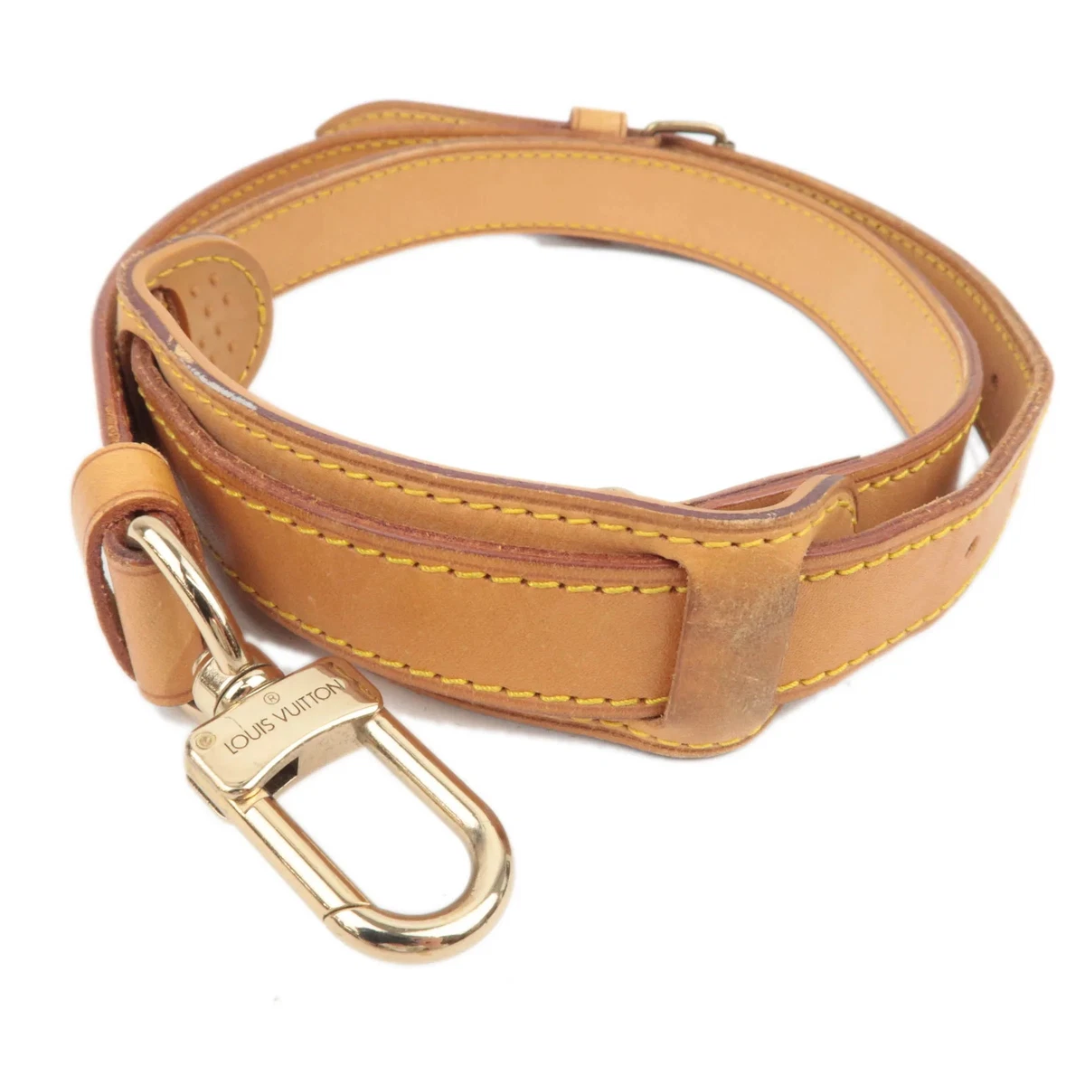 Louis Vuitton Shoulder Strap for Keepall Bag Leather Beige Authentic or purse! Louis Vuitton Keepall Shoulder Strap - Etsy main image 3