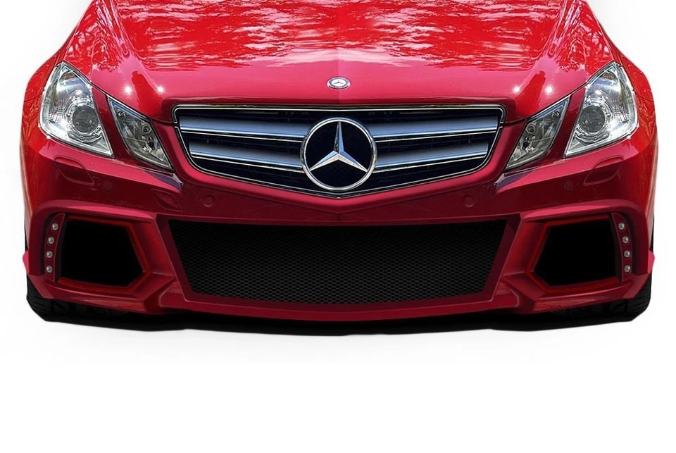 For Mercedes-Benz E550 10-13 Front Bumper Cover Eros Style Version 3 Fiberglass - Imagem 4 de 4