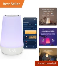 2nd Gen Hatch Rest Baby Sound Machine and Story Night Light for Sleep Training