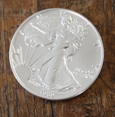 1 OZ Fine Silver - One Dollar - United States of America - 1989 - Bild 1 von 4