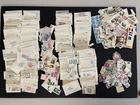 US Stamp Estate Collection 200+ Scott Numbered Glassines Plate Number Singles Lo