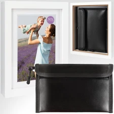 Photo Picture Frame Diversion Safe Box with Hidden Secret Compartment for Cash