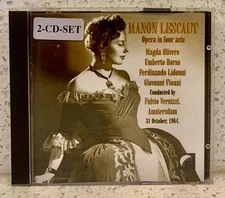 PUCCINI Manon Lescaut [1964] (2 cds, Eklipse) OLIVERO • BORSO • LIDONNI • FIOANI
