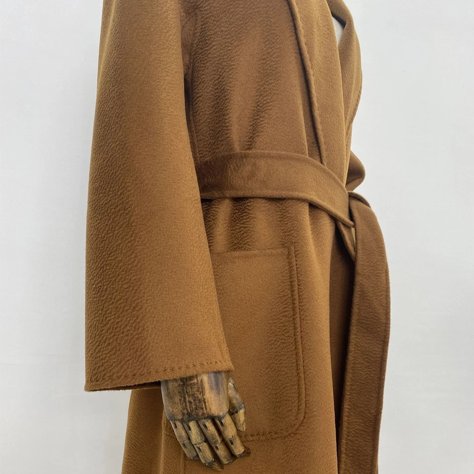 Abrigo de lana de agua de cachemir de doble cara Max Mara para mujer Foto 4 de 4