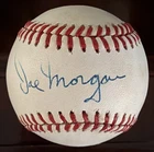 Joe Morgan Autographed AL White Baseball JSA Reds Philadelphia Phillies JSA Cert