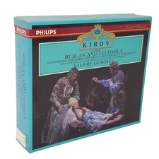 Gergiev Kirov Ruslan and Lyudmila Box Set Opera CD + Free Outer Sleeve