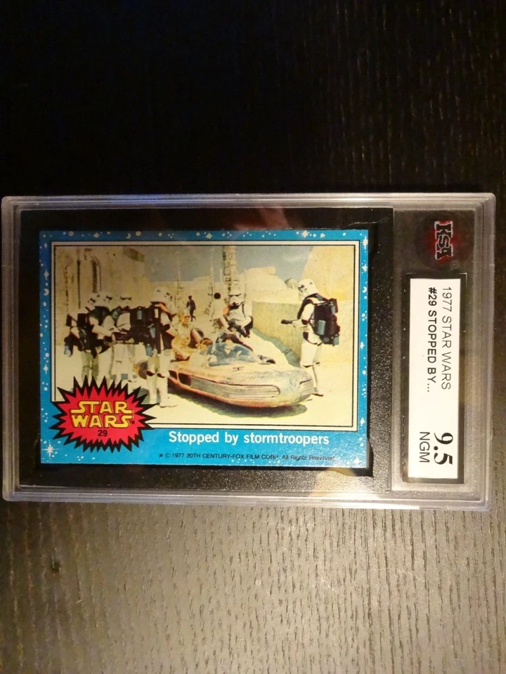 1977 STAR WARS S1 #29 Stopped By Stormtroopers KSA 9.5 (PSA 10/APR $1,000) GEM💎 - Image 3 of 3
