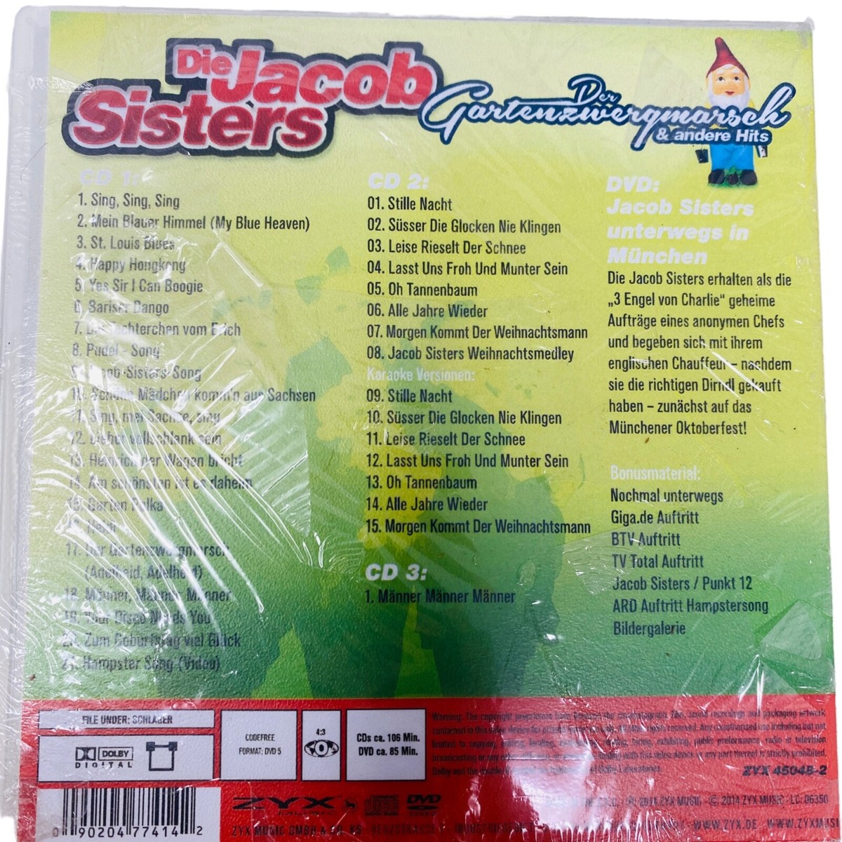 Gartenzwergmarsch & Andere Hits [CD/DVD] by Jacob Sisters