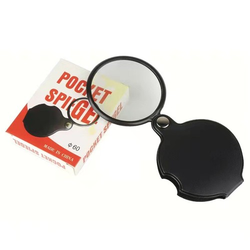 2Pz Mini 10X Lente di Ingrandimento da Lettura Pieghevole Tasca Portatile Gioielli Lente di Ingrandimento - Foto 7 di 8