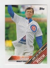 Craig Sager 2016 TOPPS FIRST PITCH INSERT CARD #FP-9 CHICAGO CUBS