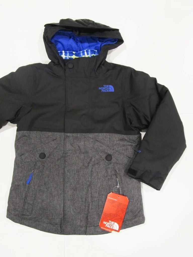 New tag Girls The North Face Black Zoe Triclimate Hooded Winter Snow Jacket XS 6