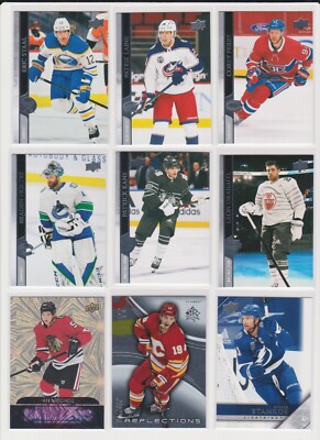 2020-21 Upper Deck Extended Hockey NM you pick base stars RC rookies inserts