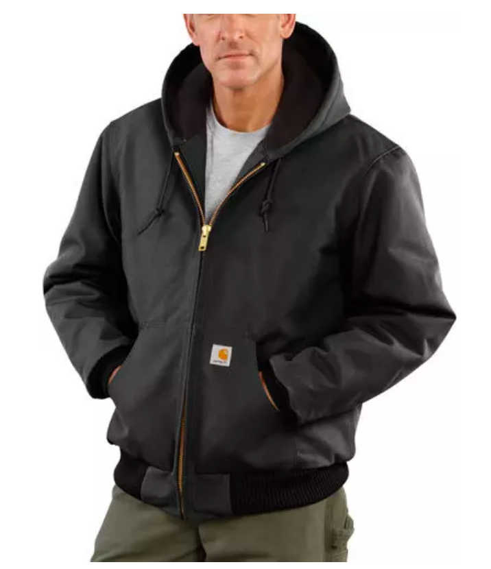 Carhartt ブラックジャケット Mサイズ Carhartt カーハートジャケット メンズ ダックジャケット