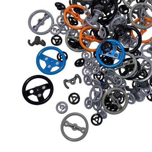 10x Lego Technic Lenkrad Lenker Riemenscheibe Rad Mix 3736 30666 2741 2819 18352
