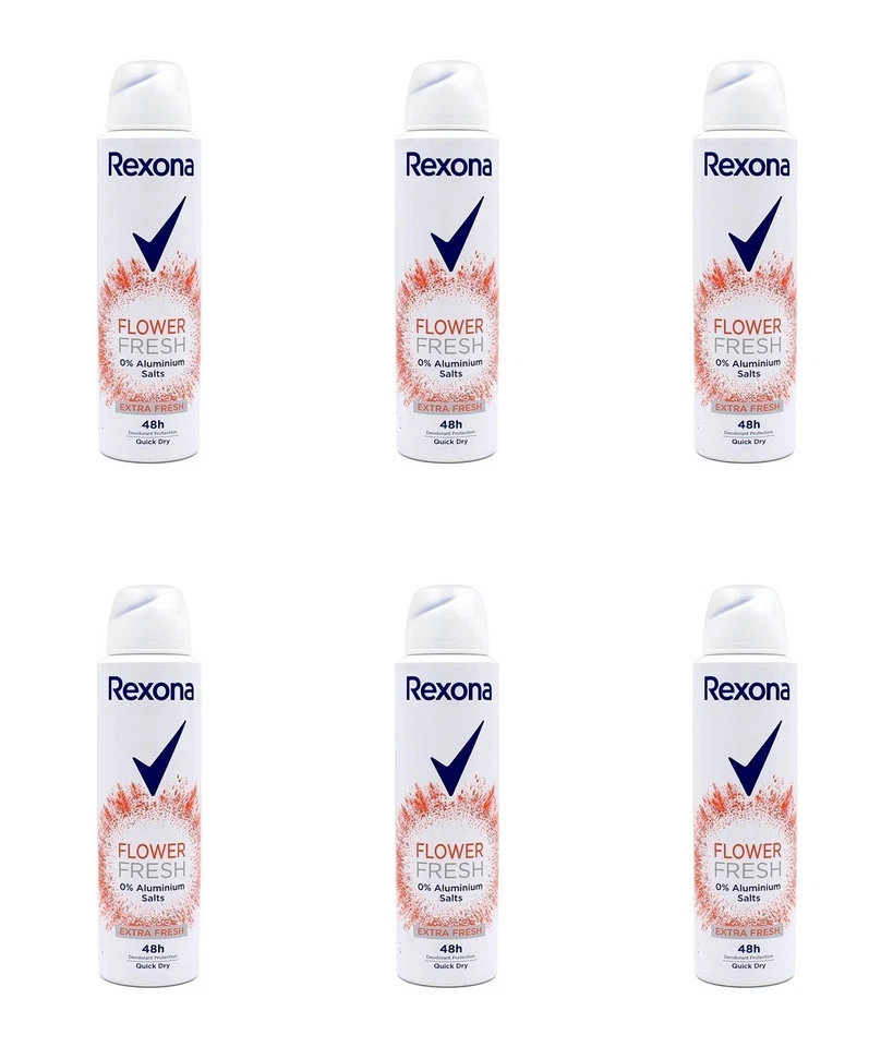Rexona Women Flower Fresh Deo Spray , 6x150ml EAN8720181005749