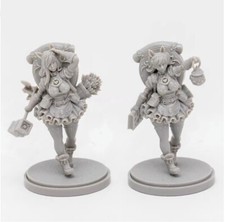 28mm model resin kit KINGDOM DEATH Beauty Soldier two Figures Unassembled