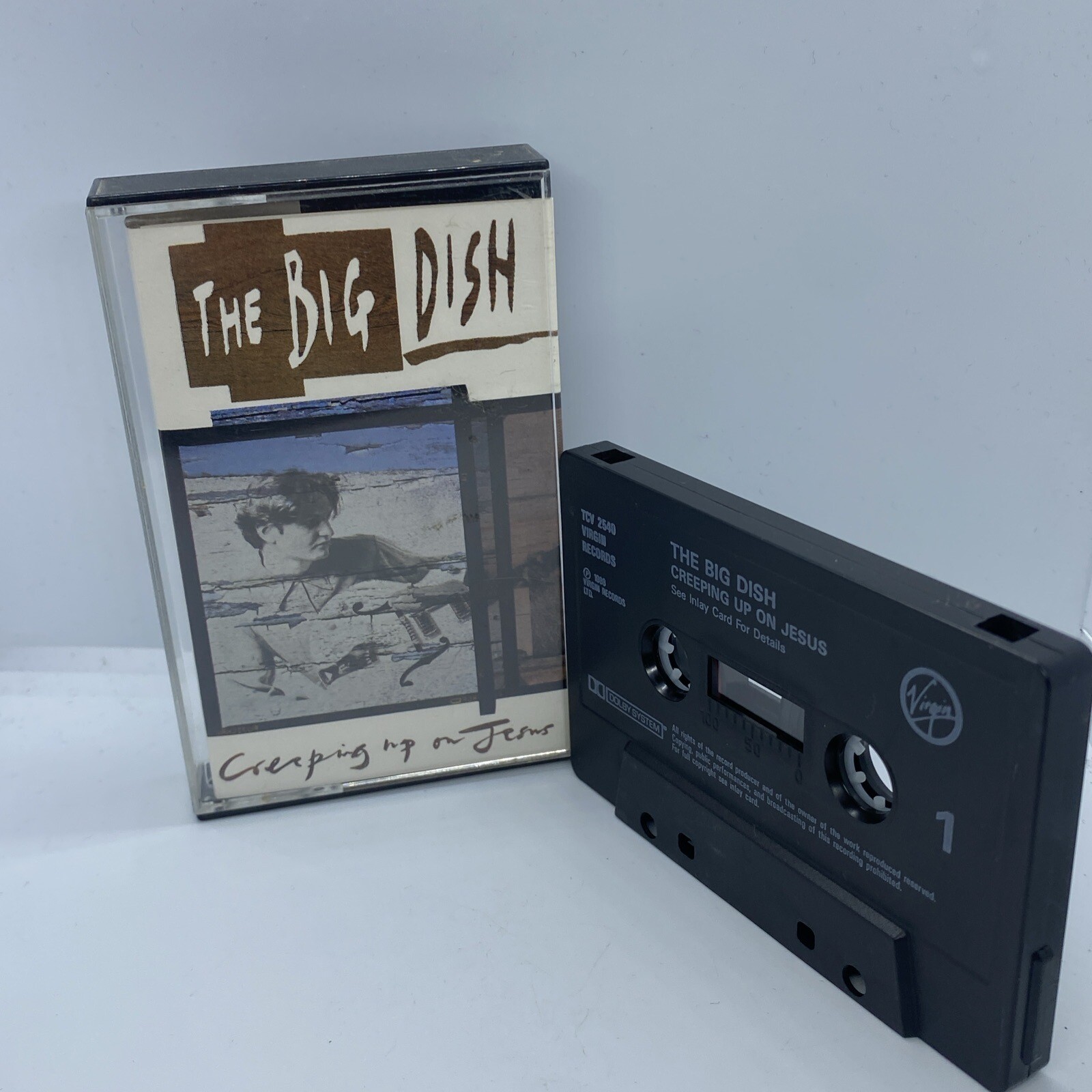 The Big Dish ‎– Creeping Up On Jesus -  Cassette, Album - Virgin ‎– TCV 2540