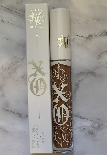 💠KVD KAT VON D CAMELIA 10 XO lucidalabbra beige caldo nuovo/fresco/confezionato SPEDIZIONE GRATUITA - Foto 2 di 4