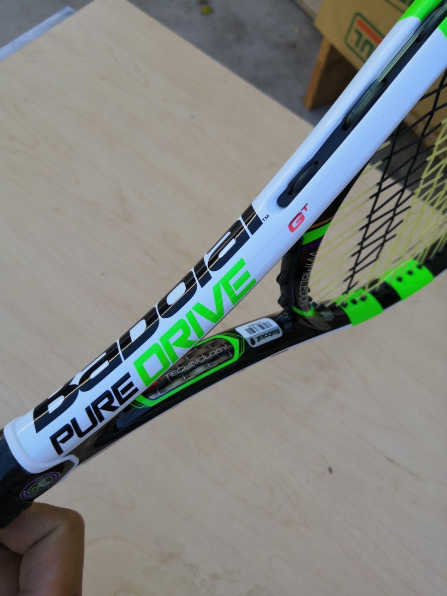 Babolat Pure Drive 100 wimbledomモデル New Babolat Pure drive Wimbledon model 100 head 4 1/4 grip