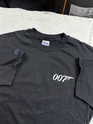 90s 007 ジェームズ・ボンド Tシャツ ビンテージ Vintage Men's James Bond 007 Tomorrow Never Dies Movie Promo Shirt