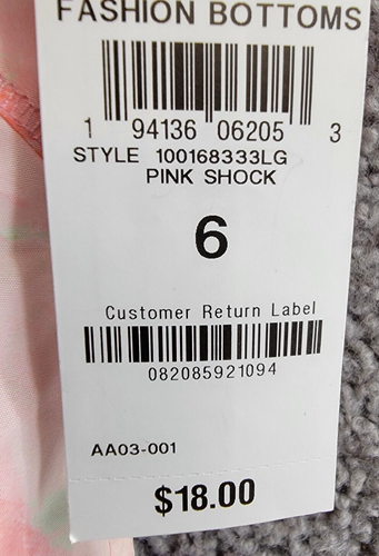 ID Ideology Scratched Paint Shorts Girls' 6 Pink Shock Elastic-Waistband Pull-On - Picture 15 of 15
