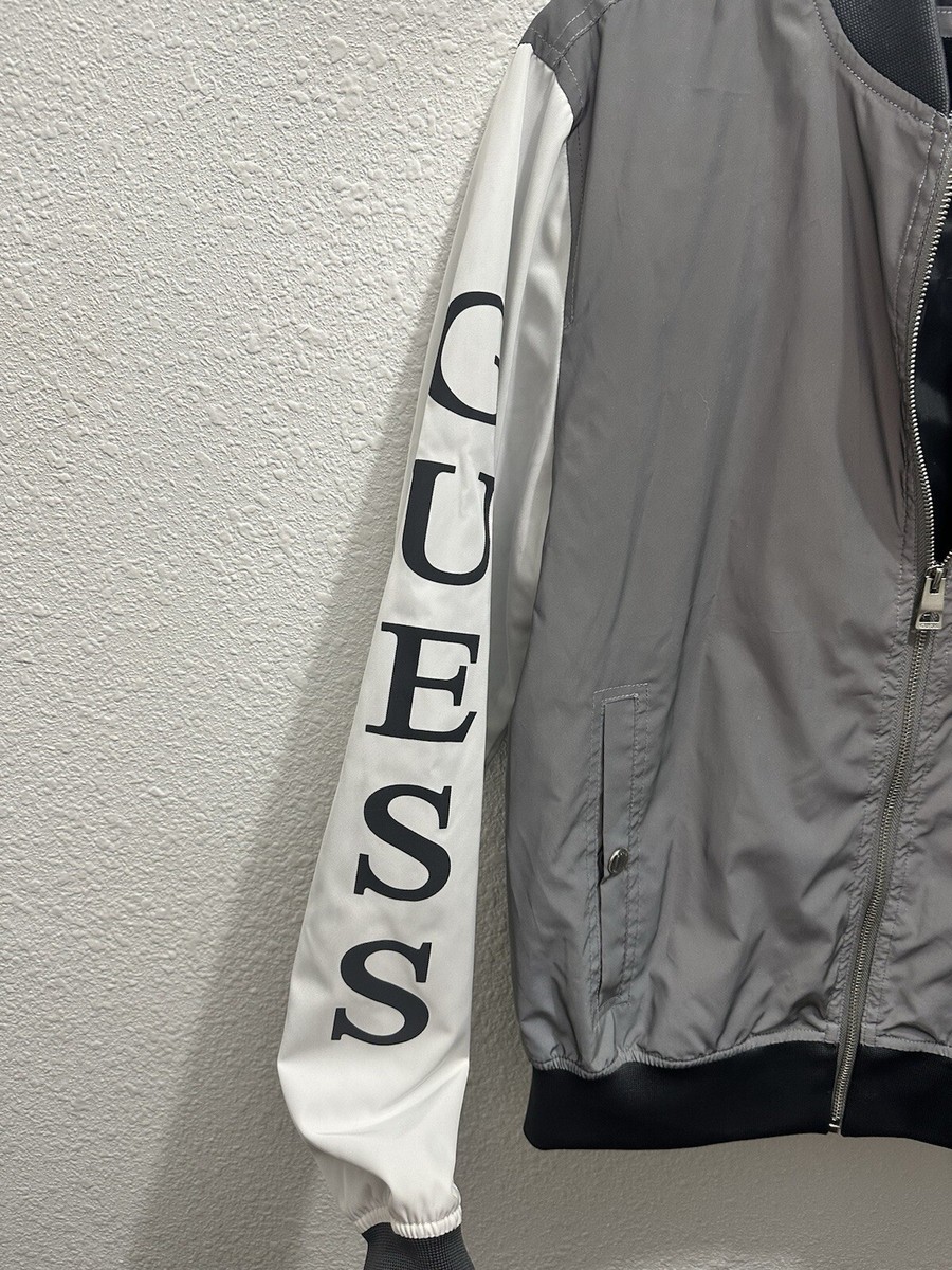 Guess Los Angeles Reflective Bomber Jacket Men's Small