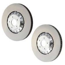 SHW Performance Set of 2 Front 394mm Disc Brake Rotors for Shelby GT350 GT350R