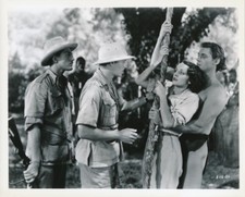 JOHNNY WEISSMULLER MAUREEN O'SULLIVAN WILLIAM HENRY Vintage MGM TARZAN Photo