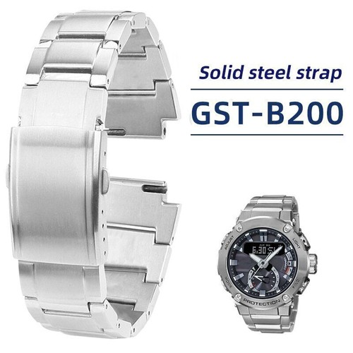 24x16m Strap Bracelet Watch Band For G-SHOCK GST-B200 Stainless Steel Tool - Picture 2 of 11