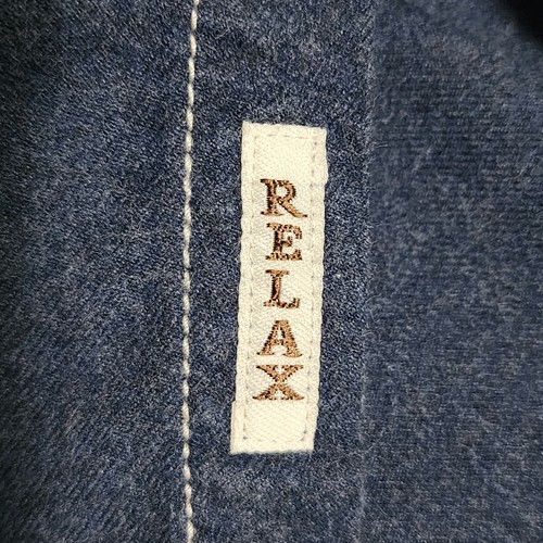 Tommy Bahama Relax "Nueva Camisa de Franela Marítima" Para Hombres Azul Manga Larga Algodón 2XB - Imagen 3 de 13